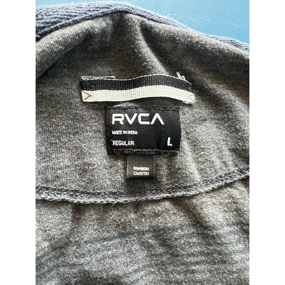 RVCA Men’s Large Athletic Cotton Full-Zip Hoodie Jacket size Large L - Picture 2 of 8